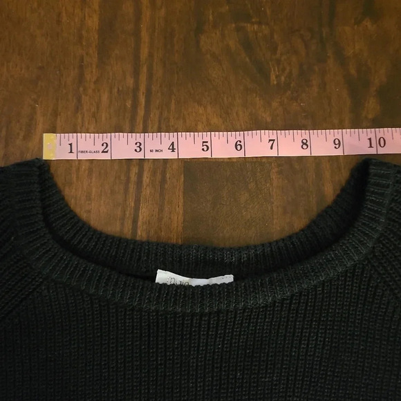 NWT Maje Black Knit Layered Sweater 2 - Picture 9 of 12